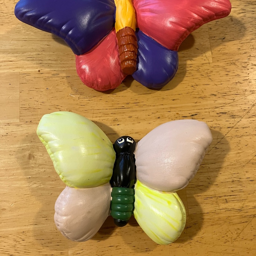 Hand painted butterflies